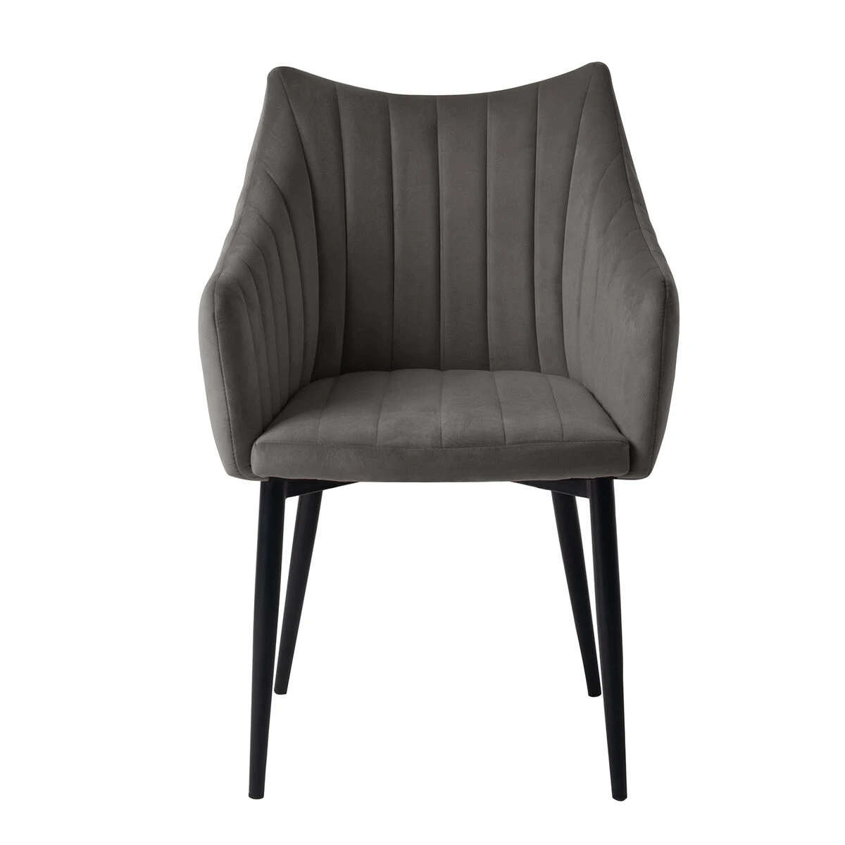 Samettituoli Olivia, Harmaa 4 Samettituoli Olivia, Harmaa - Image 2