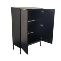 Umpiovikaappi Siera 120 Cm, Musta -KalusteVaaran Kauppa Siera ovikaappi korkea Tenstar 2