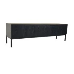 Tv-taso Siera 160 Cm, Musta -KalusteVaaran Kauppa Siera viihdetaso Tenstar