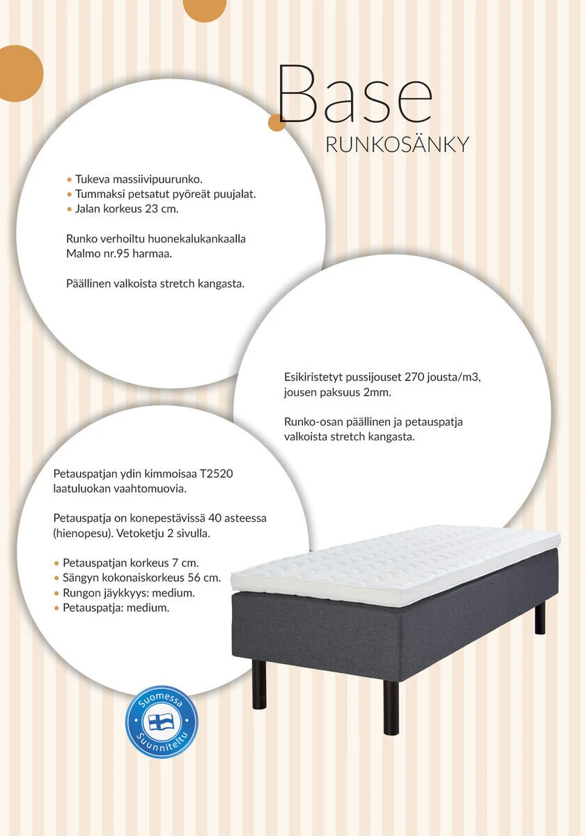 Runkosänkypaketti Base, 90x200 Cm 10 Runkosänkypaketti Base, 90x200 Cm - Image 8