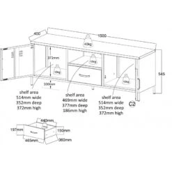 Carbon Tv-taso, 150 Cm 7 Carbon Tv-taso, 150 Cm -KalusteVaaran Kauppa carbon tv taso 150 cm2028129
