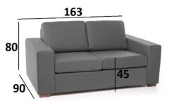 Nahkasohva Chicago, 2-ist. -KalusteVaaran Kauppa chicago2mitat