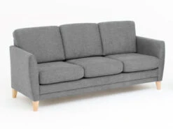 Leposohva Costa, 3-ist. -KalusteVaaran Kauppa costa3 harmaa