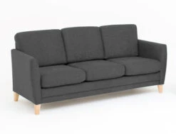 Leposohva Costa, 3-ist. -KalusteVaaran Kauppa costa3 musta