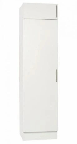 Eazy Vaatekaappi Yläkaapilla, 50 Cm, Valkoinen