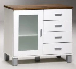 Fondi 6 Lasiovilipasto -KalusteVaaran Kauppa fondi 6 pahkina valkoinen