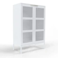 Lasiovikaappi Siera 120 Cm, Valkoinen -KalusteVaaran Kauppa iu20NZ4g