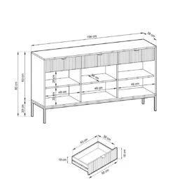 Senkki Latte, 2 Värivaihtoehtoa -KalusteVaaran Kauppa latte senkki mittakuva