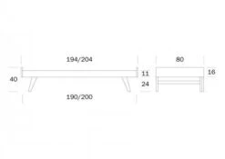 Vuodedivaanisohva Notte, 190/200 Cm -KalusteVaaran Kauppa notte divaanisohva20mittatiedot