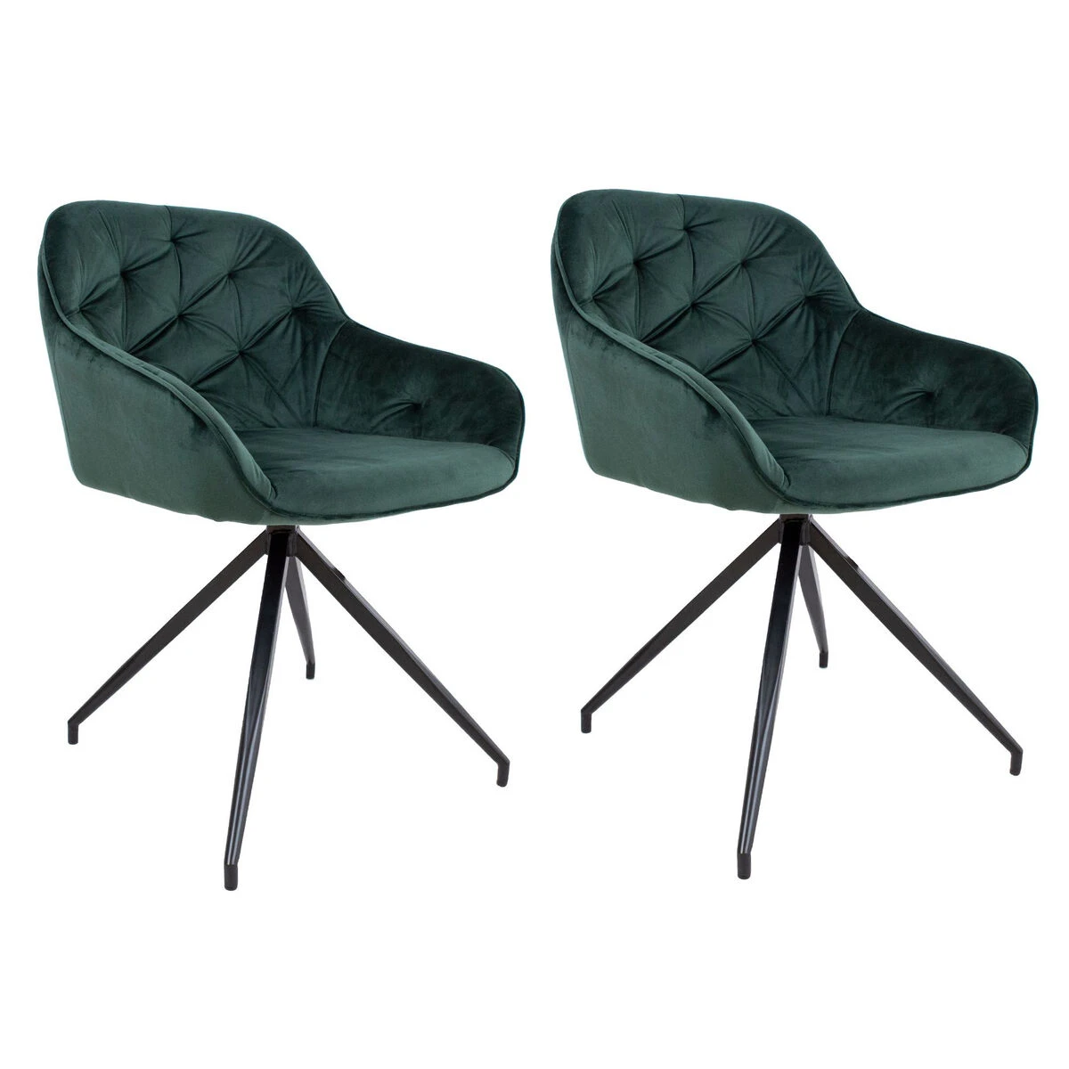 Ruokatuoli Brit, Vihreä 4 Ruokatuoli Brit, Vihreä - Image 2