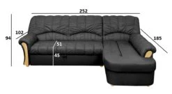 Vuodedivaanisohva Josefina, Nahkaa 9 Vuodedivaanisohva Josefina, Nahkaa -KalusteVaaran Kauppa sofiakdmitatvm