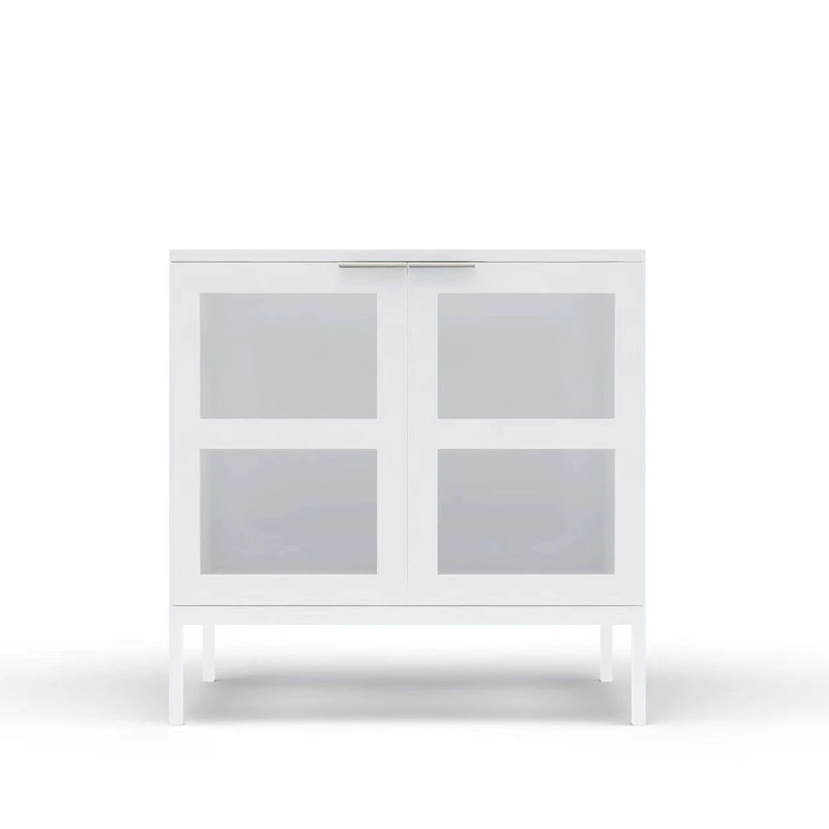 Lasiovikaappi Siera 80 Cm, Valkoinen 4 Lasiovikaappi Siera 80 Cm, Valkoinen - Image 2